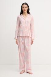 Lauren Ralph Lauren pijama din două piese pentru femei, cu bumbac PPY2-BID0O4_03A (ILN92512)