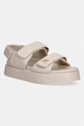 Tommy Hilfiger sandale cu platformă pentru femei, din piele LEATHER SPORTY PLATFORM SANDAL PPY2-OBD018_01X (FW0FW09119)