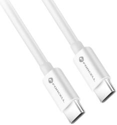 FORCELL C339 Type-C adatkábel - QC4.0 3A/20V PD60W - 200cm - fehér