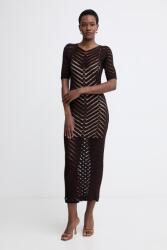 TWINSET nyári viszkózzal - barna L - answear - 69 990 Ft