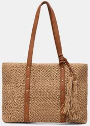 ANSWEAR shopper női fonott - barna Univerzális méret - answear - 17 090 Ft