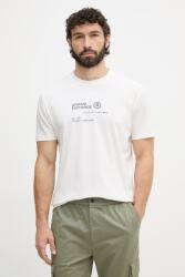 Giorgio Armani t-shirt férfi pamut - fehér M