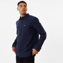 Jack Wills Plain Flannel Shirt Mens - Navy
