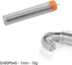  Forrasztó cin 1mm 10g Sn60Pb40