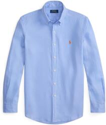 Ralph Lauren Риза с дълъг ръкав Polo Ralph Lauren Linen Long Sleeve Shirt - Austin Blue