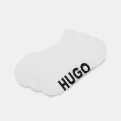 Hugo Чорапи Hugo 3 Pack of Invisible Socks with Large Logos - White