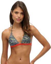 Superdry Print Triangle bikini top - Green (Green Leaf Paisley)
