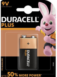 Duracell Plus Alkaline 6LR61 MN1604 tartós 9V elem (Duracell-Plus-6LR61)