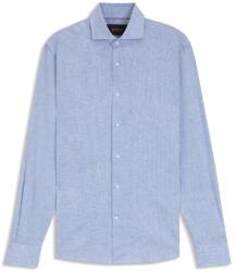 HUGO BOSS L-Hays Slim Fit Linen Shirt - Turquoise