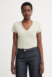 Giorgio Armani t-shirt női pamut - bézs S - answear - 16 090 Ft