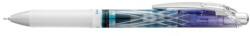 Pentel Géltoll, 0, 25 mm, nyomómechanizmussal, PENTEL "EnerGel BLN75 Kiriko, Lattice", kék