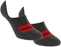 Hugo Чорапи Hugo 2 Pack of Low Cut Label Socks - Grey