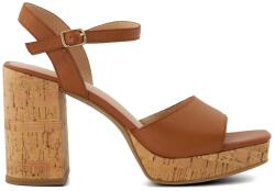 Dune London Сандали Dune London Jacuzzi Platform Block Heel Sandals - Tan