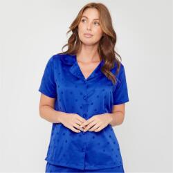 Be You Дамска пижама Be You Ladies Satin Spot Pyjama Shirt - Cobalt
