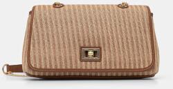 Valentino Bags keresztpántos táska női fonott SELENE - bézs Univerzális méret