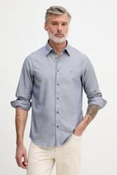 Giorgio Armani férfi ing pamuttal - kék XL - answear - 26 990 Ft