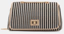 Valentino Bags keresztpántos táska női fonott SELENE - fekete Univerzális méret
