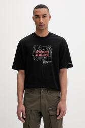 G-Star t-shirt férfi pamut Coord gr relaxed - fekete S