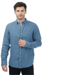 Gant Regular Fit Garment Dyed Linen Shirt - Blue