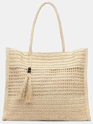 ANSWEAR shopper női fonott - bézs Univerzális méret - answear - 17 990 Ft