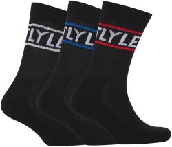 Lyle and Scott Чорапи Lyle and Scott 3 Pack of Logo Sport Socks - Black