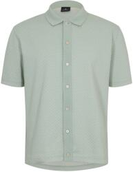 PS Paul Smith Риза с къс ръкав PS Paul Smith Men's Button Front Short Sleeve Patterned Shirt - Green 30