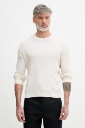 Giorgio Armani pulóver férfi pamut - bézs XL - answear - 34 990 Ft