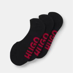 Hugo Чорапи Hugo 3 Pack of Invisible Socks with Large Logos - Black