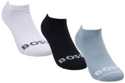 Boss Чорапи Boss 3 Pack of Ankle Socks with Contrast Logos - Blue