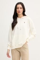 U. S. Polo Assn U. S. Polo Assn. Kapucnis melegítőfelső női pamuttal DHM Hoodie - bézs M