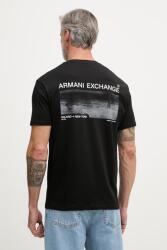 Giorgio Armani t-shirt férfi pamut - fekete S - answear - 18 990 Ft