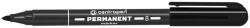 Centropen 2836 Alkoholos marker, 2 mm, B, fekete (32942)