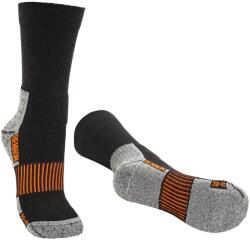 Bennon Șosete din lână merino MERINO TREK - Neagră / gri | 39-41 (0913000060_39-41)