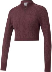 PUMA Дамско горнище с цип Puma FormKnit Cropped Quarter Zip Top Womens - Aubergine