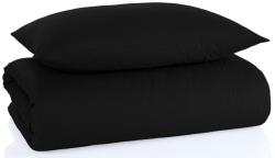 BEDTEX pamut ágyneműhuzat, fekete szín, 140x200/ 70x90 cm (339109)