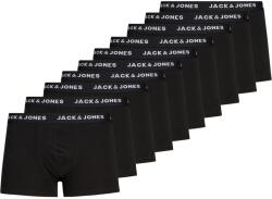 Jack and Jones Мъжки боксерки Jack and Jones Solid Mens 10-Pack Boxer Trunks - Black