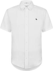 Jack Wills Риза Jack Wills Men's Short Sleeve Plain Shirt - White