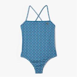 Lacoste Robert George Print One-Piece Swimsuit - Multi colour