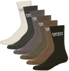 DKNY Мъжки чорапи DKNY 6 pack Mens Sports Socks Radde - Khaki/Grey