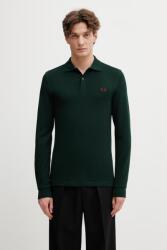 Fred Perry hosszúujjú férfi pamut - zöld M