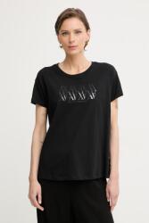 Giorgio Armani T-shirt női pamut - fekete L