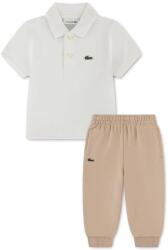 LACOSTE 647656 short sleeve set - Beige / White (Farine)