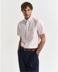 Gant Риза с къс ръкав Gant Regular-Fit Classic Short Sleeves Oxford Shirt - Pink