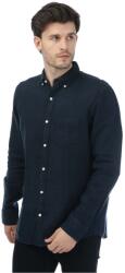 Gant Regular Fit Garment Dyed Linen Shirt - Navy