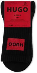 Hugo Чорапи Hugo 2 Pack of Red Logo Socks - Black