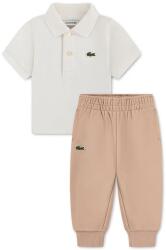 LACOSTE 547656 short sleeve set - Beige / White (Farine)