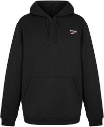 Reebok Суичър Reebok Men's Identity Small Logo Overhead Hoodie - Black/White