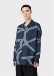 Giorgio Armani Риза с дълъг ръкав Emporio Armani Abstract Print Long Sleeve Shirt - Multi colour
