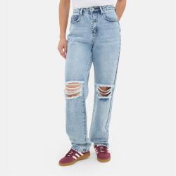 I Saw It First Ripped Mom Jean - Light Blue