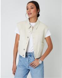 Threadbare Яке Threadbare Women's Lucky Denim Structured Fit Jacket - Ecru